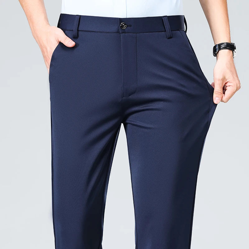 Casual Pants Black Wine