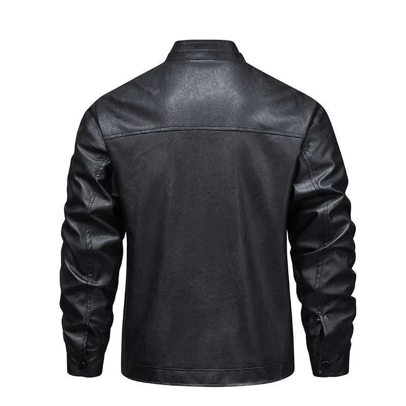 Men's Vintage Warm Biker Jacket Autumn/Winter