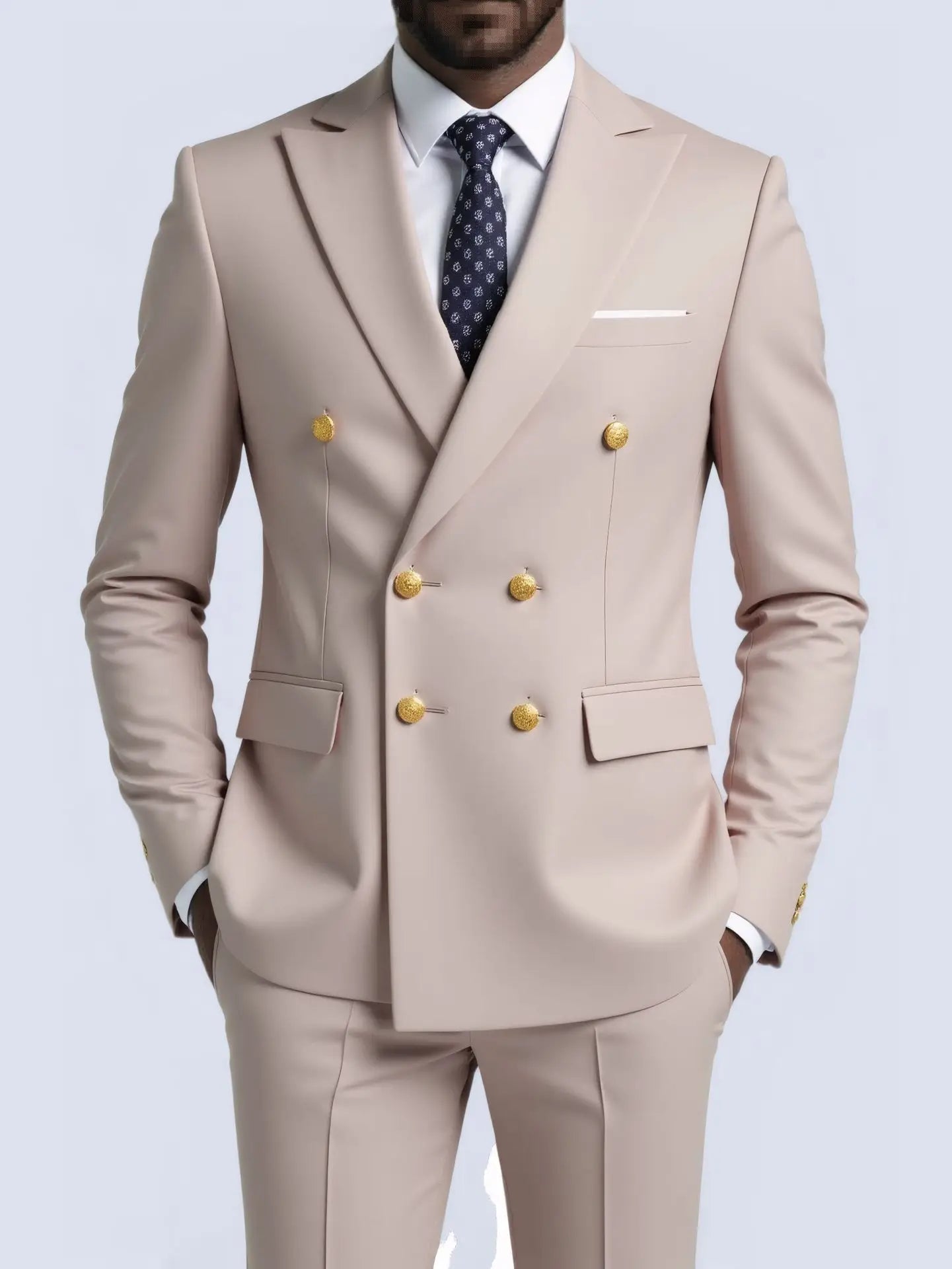 Suit Men's Fashionable Gentleman (Blazer + Trousers)