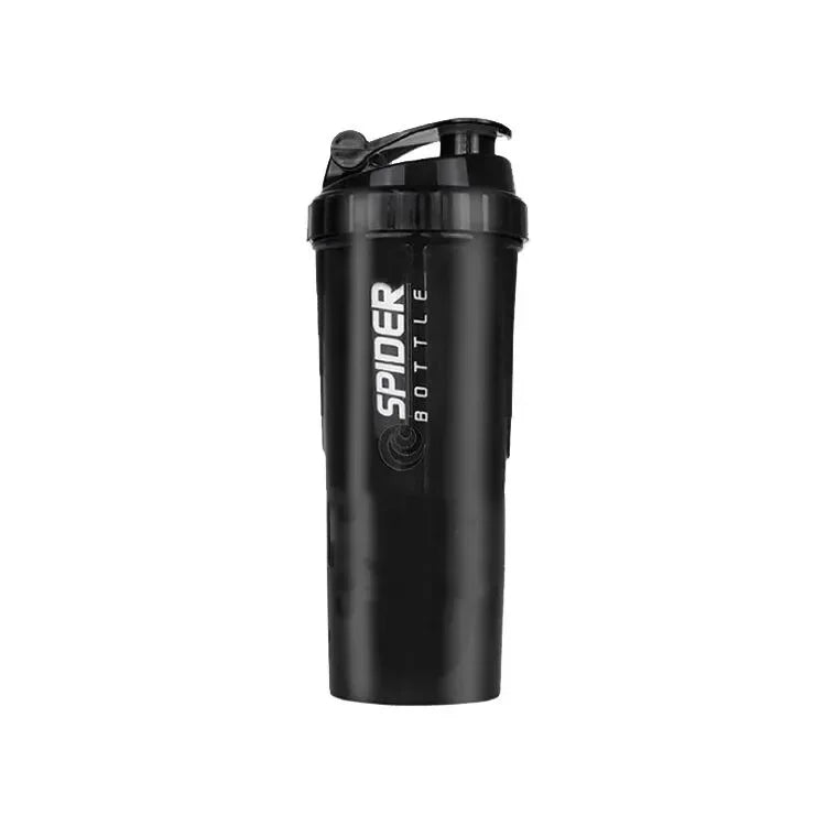 Protein Shaker Bottle Leak Proof Bottle for Protein Mixes 3 Layer Twist Off Shaker Cup Sports Shaker Bottle for Protein Powder