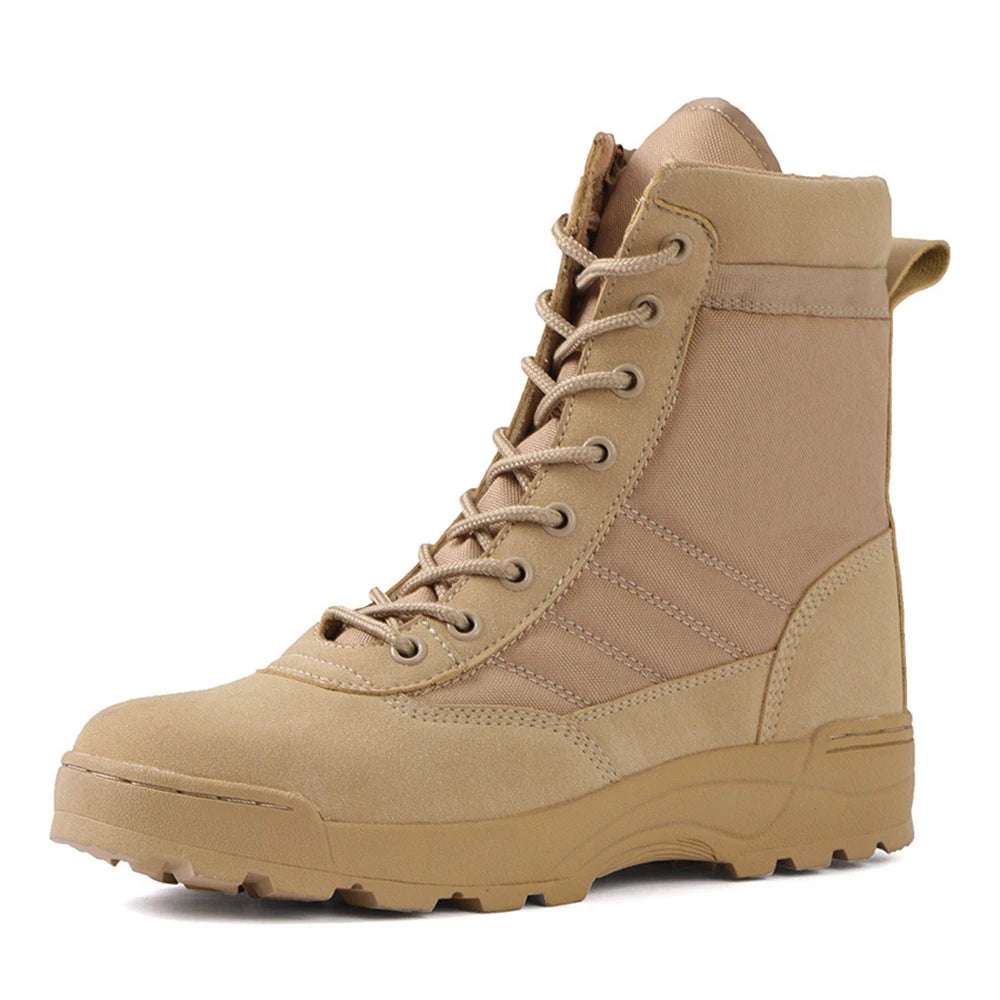 New Tactical Boots Men Sneaker Boots Special Force Desert Combat Boots Outdoor Hiking Boots Ankle Shoes Men Work Safty Shoes