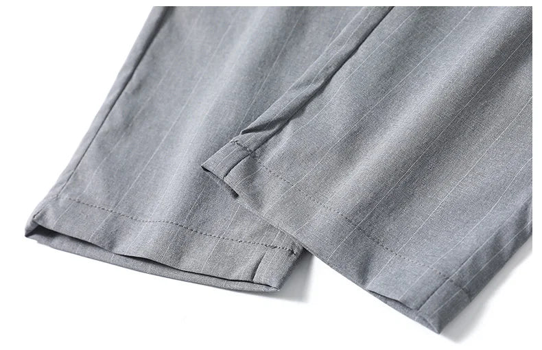 Fashion Casual Pants Men Slim Straight Classic