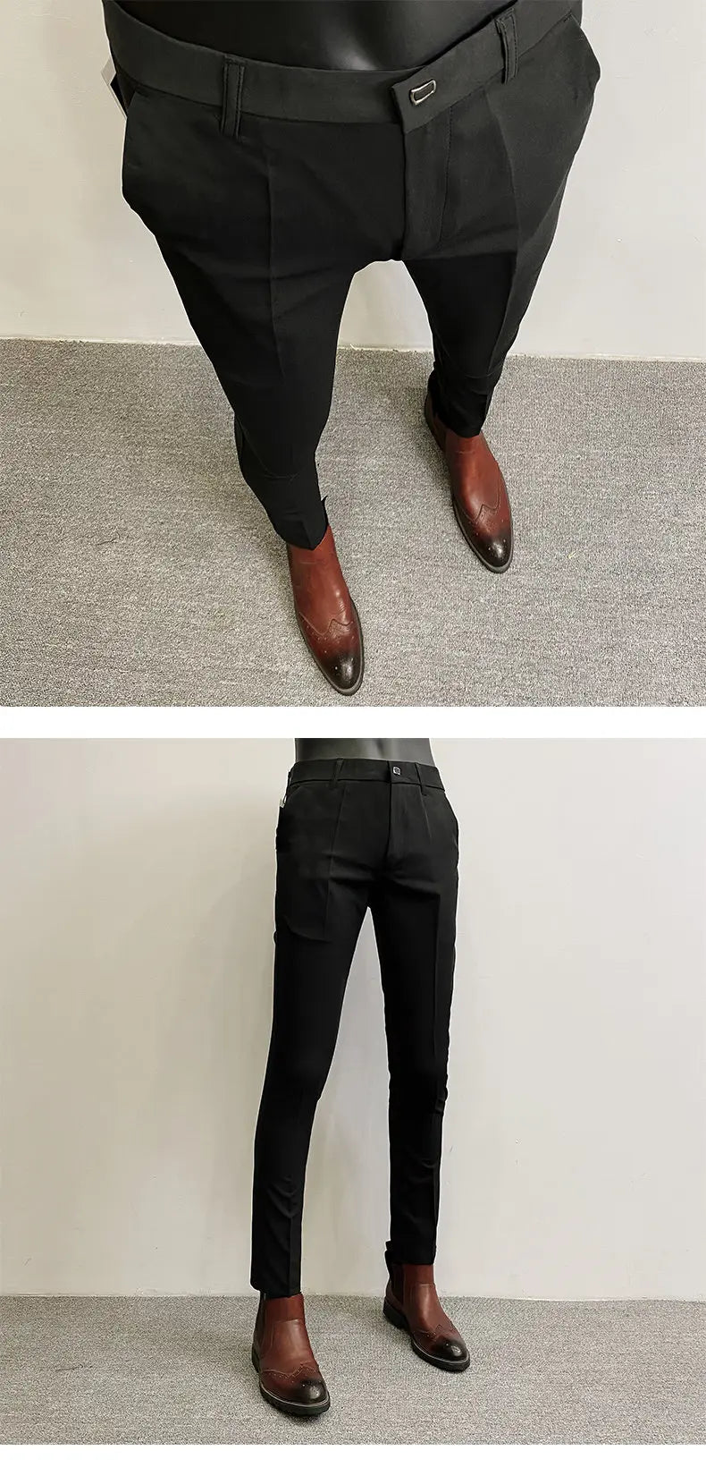 Men Suit Pants Formal Trousers Pantalone Hombre
