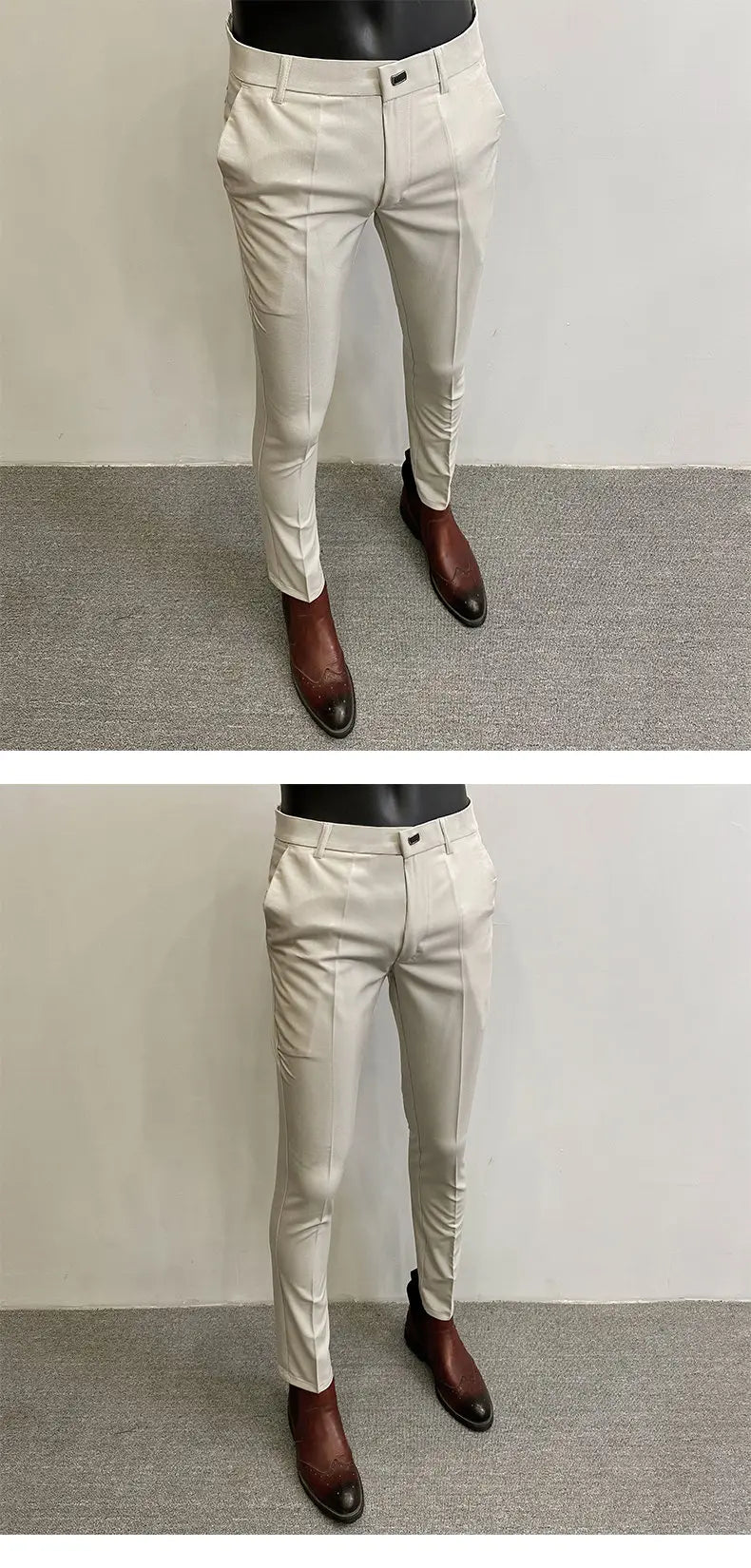 Men Suit Pants Formal Trousers Pantalone Hombre