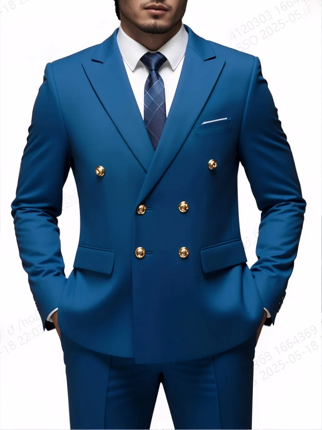 Suit Men's Fashionable Gentleman (Blazer + Trousers)