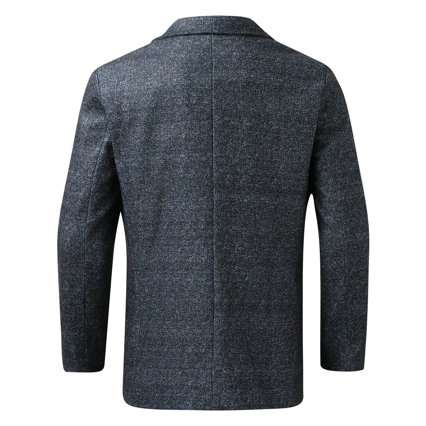 2025 Men's Plaid Blazer Jacket England Style Retro Long Sleeve Business Office Suit Jacket Fashion Simple Outerwear Jacket Male
