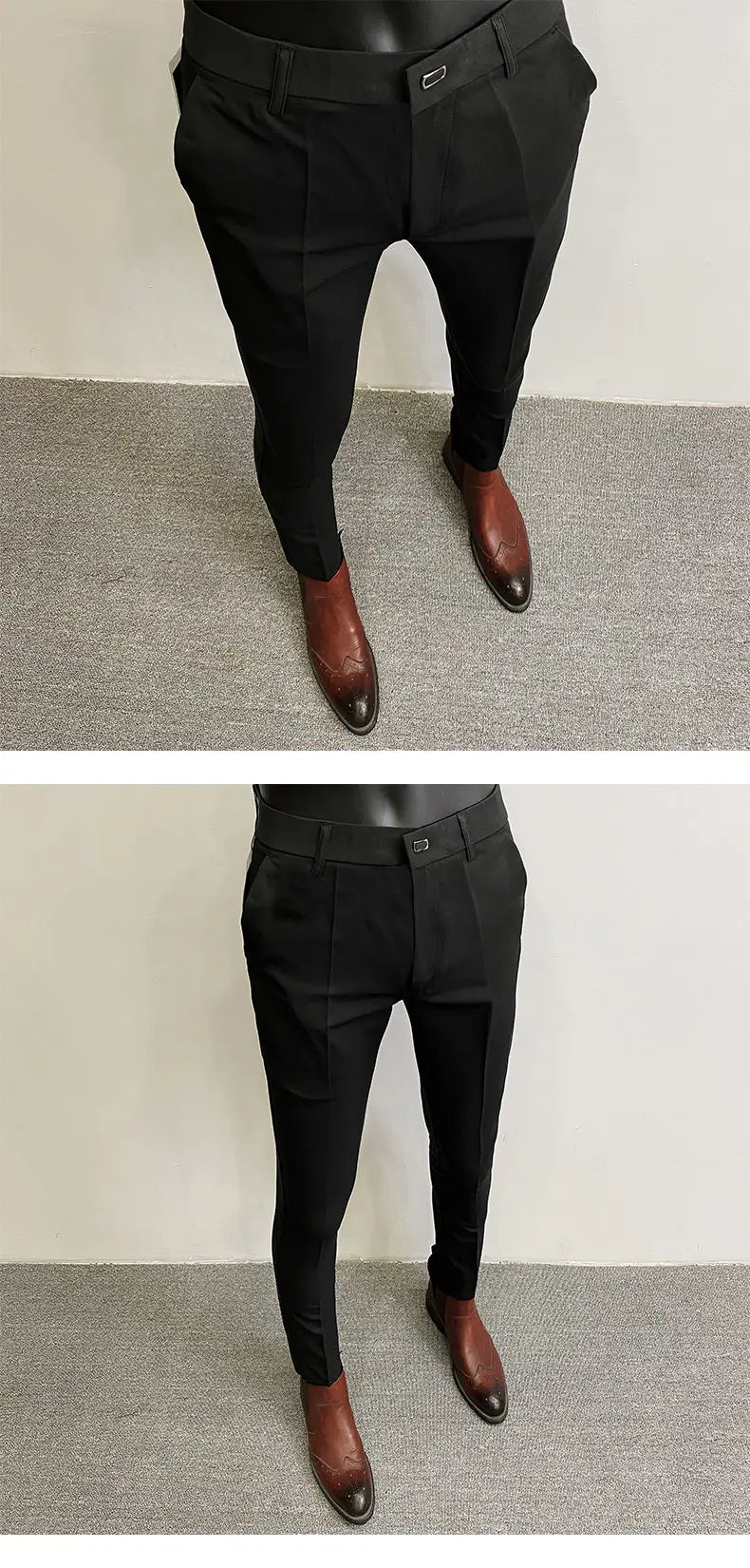 Men Suit Pants Formal Trousers Pantalone Hombre