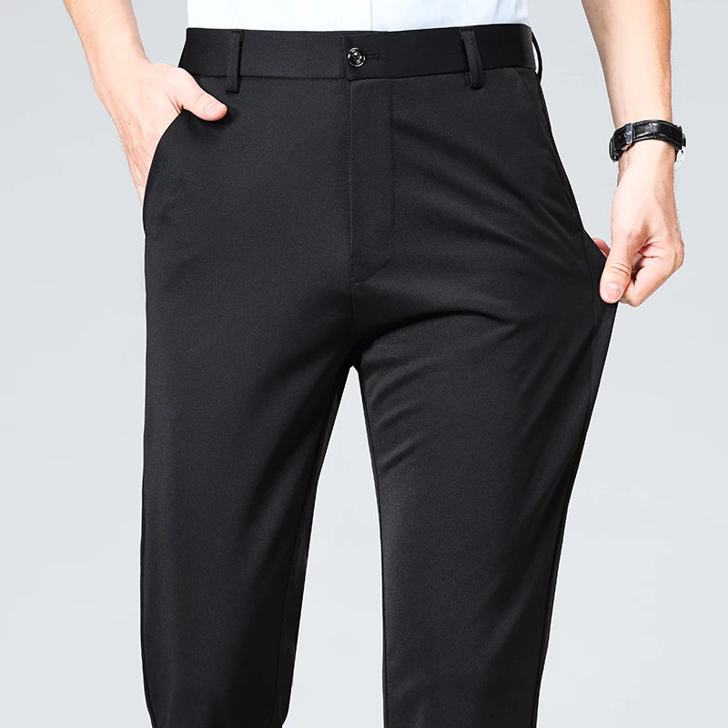 Casual Pants Black Wine
