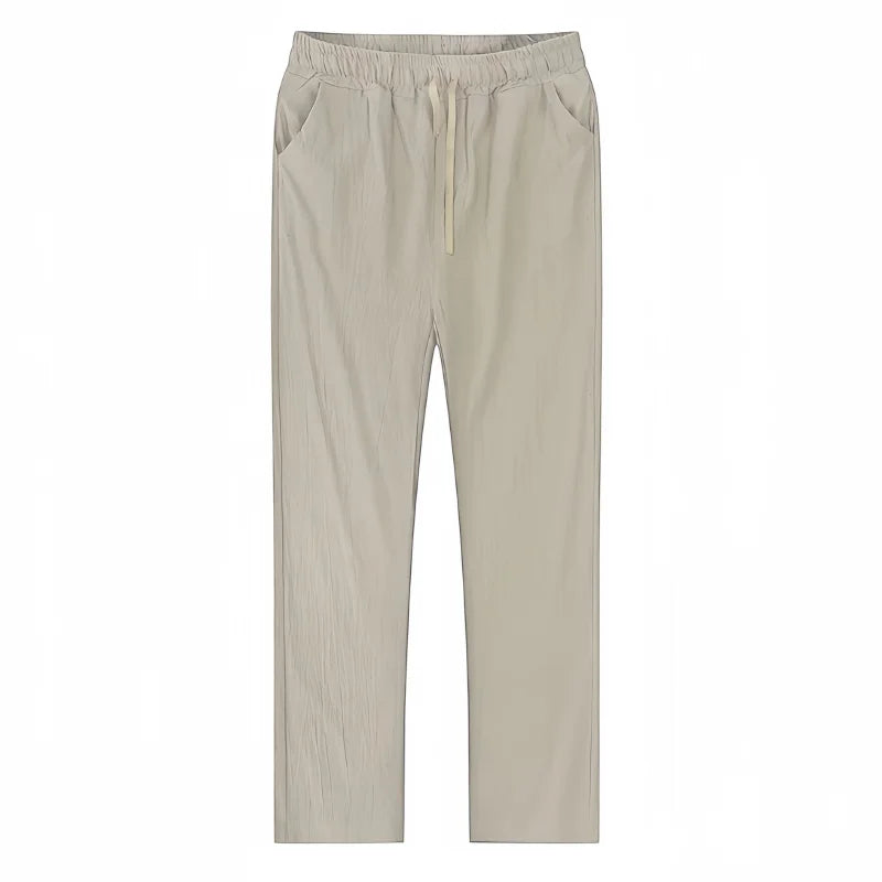 Men's Cotton Linen Pants Joggers Sweatpants