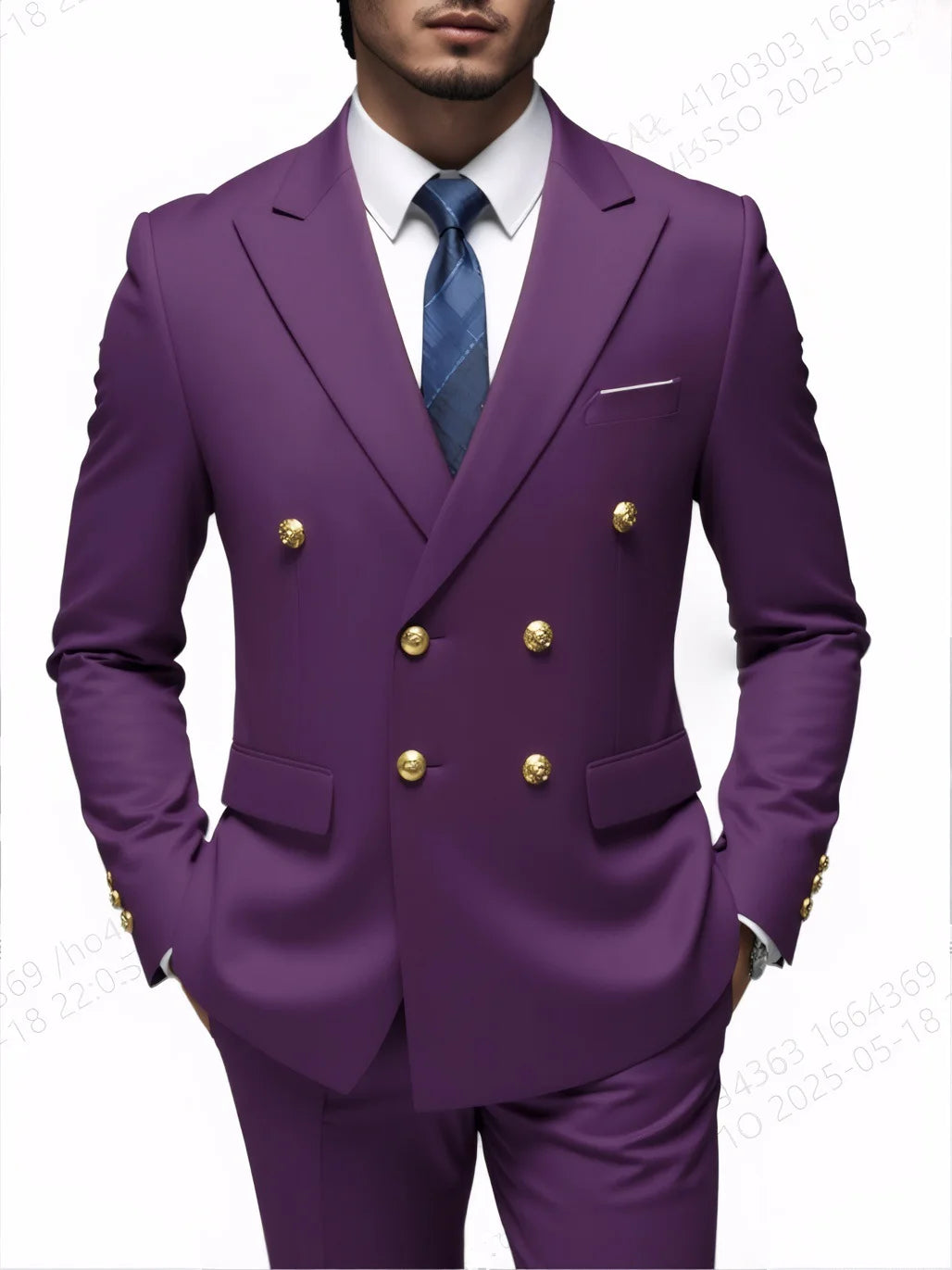 Suit Men's Fashionable Gentleman (Blazer + Trousers)