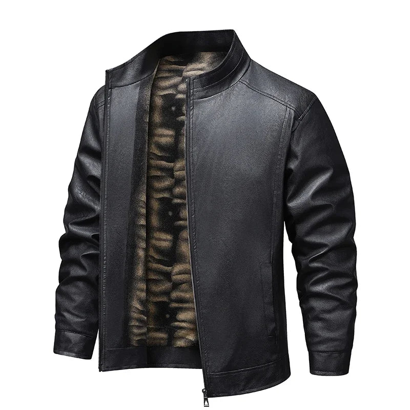 Men's Vintage Warm Biker Jacket Autumn/Winter