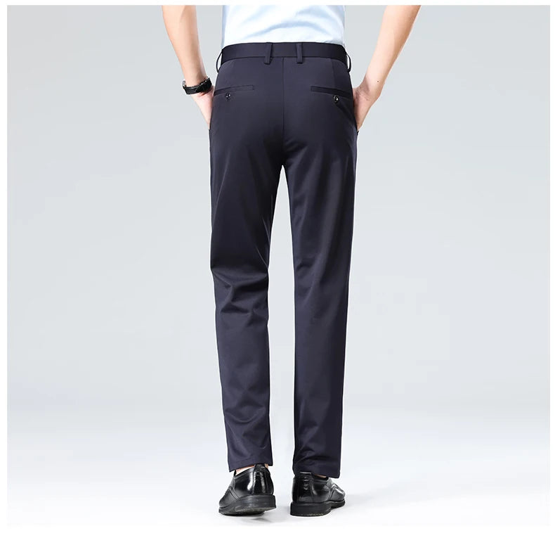 Casual Pants Black Wine