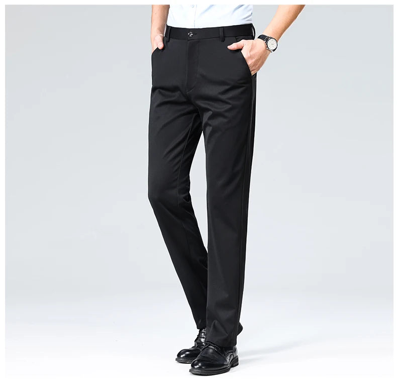 Casual Pants Black Wine