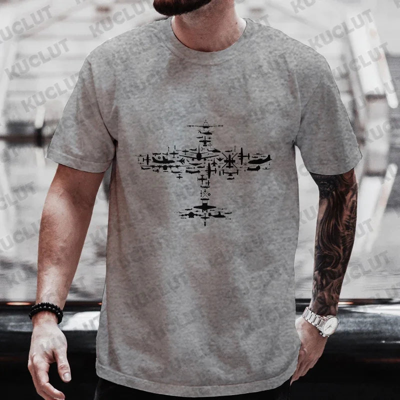 Men Clothing Oversized Graphic T Shirt