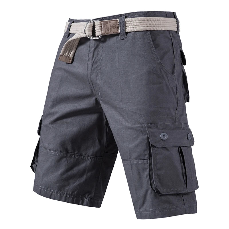 Cargo Knee Shorts Men Sports Casual Bermuda