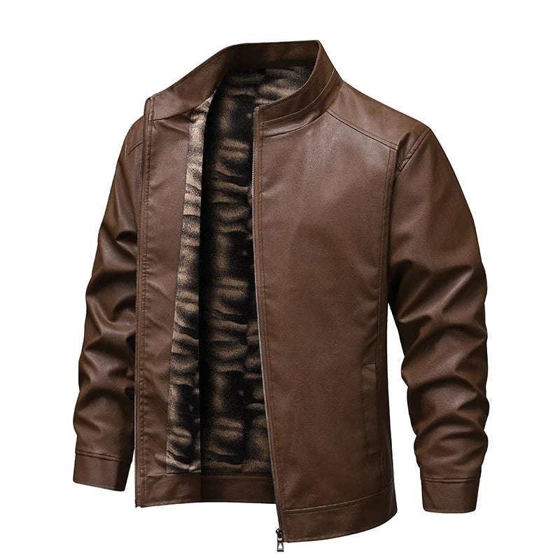 Men's Vintage Warm Biker Jacket Autumn/Winter