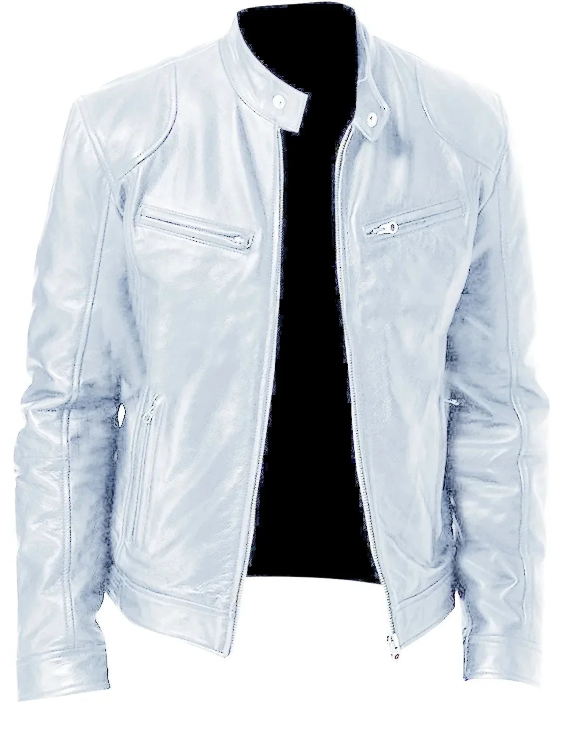 New Fashionable PU Leather Men's Casual Jacket Autumn/Winter