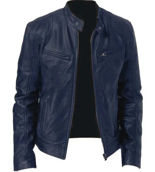 New Fashionable PU Leather Men's Casual Jacket Autumn/Winter