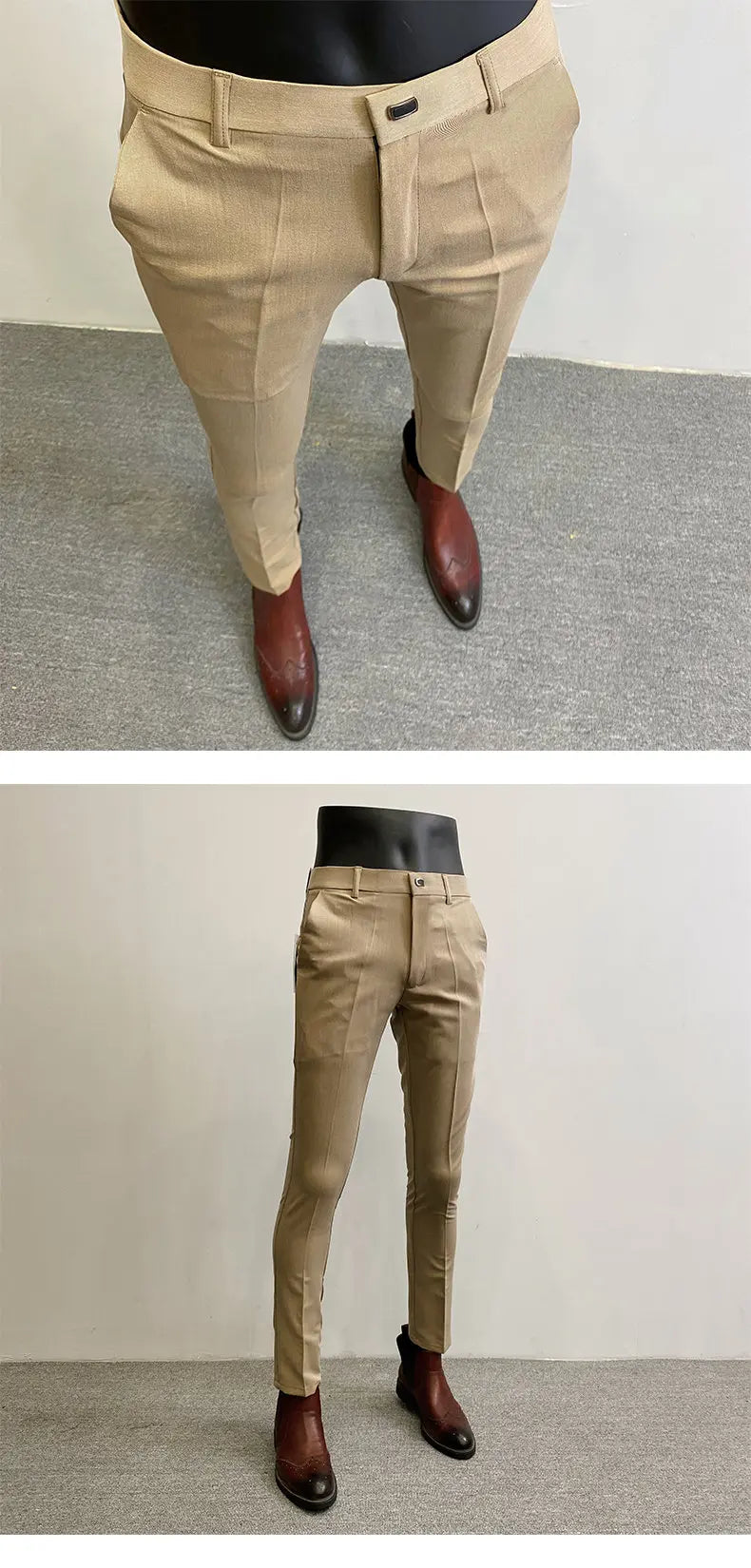 Men Suit Pants Formal Trousers Pantalone Hombre