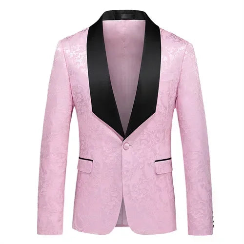 Double-breasted Men's Suit Tuxedo