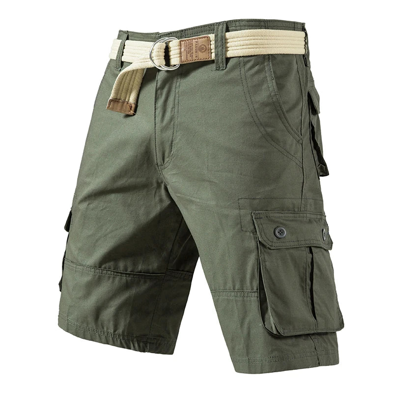 Cargo Knee Shorts Men Sports Casual Bermuda