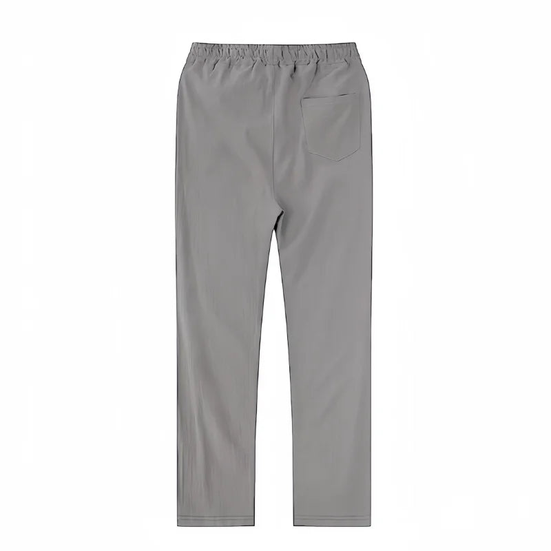 Men's Cotton Linen Pants Joggers Sweatpants