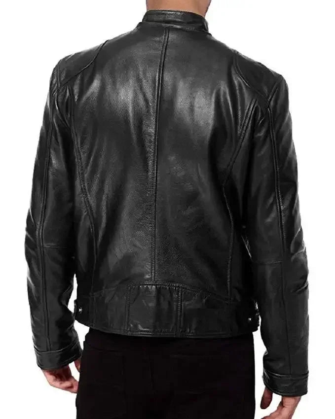 New Fashionable PU Leather Men's Casual Jacket Autumn/Winter