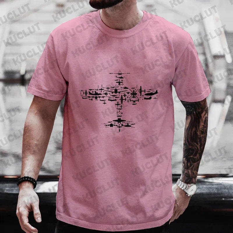 Men Clothing Oversized Graphic T Shirt