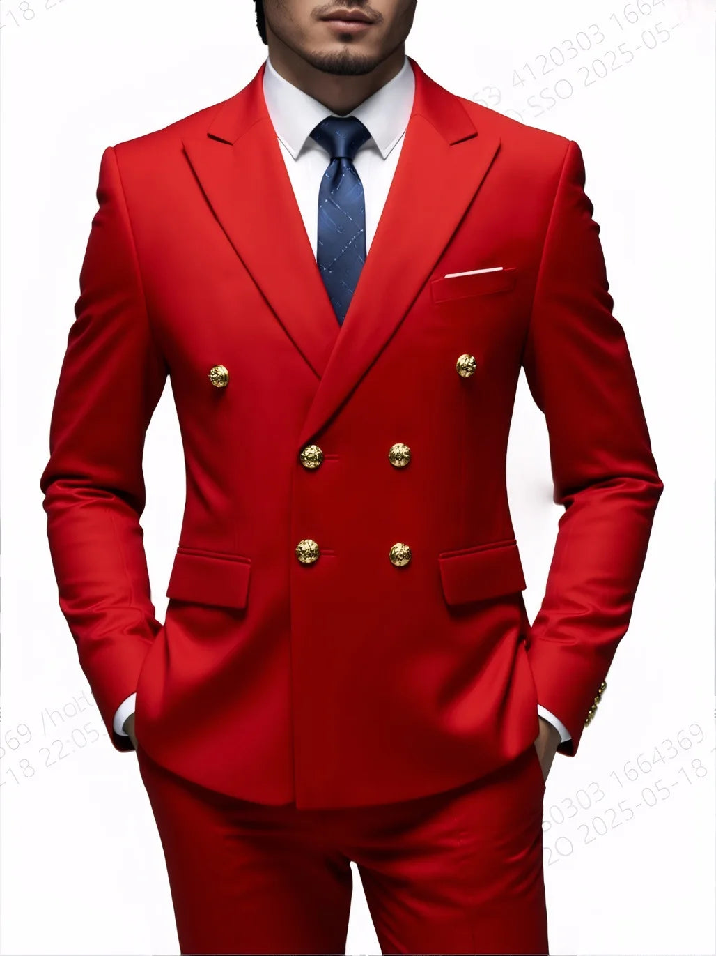 Suit Men's Fashionable Gentleman (Blazer + Trousers)