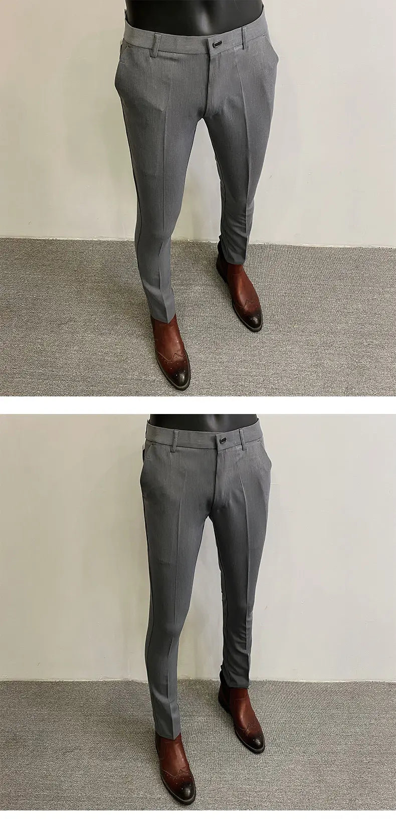 Men Suit Pants Formal Trousers Pantalone Hombre
