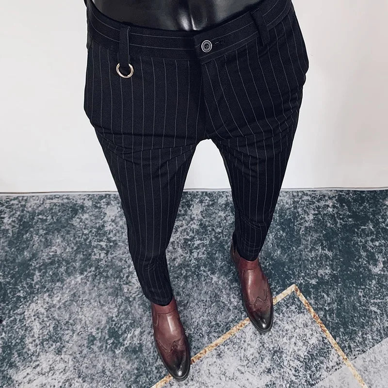 Men Suit Pants Formal Trousers Pantalone Hombre