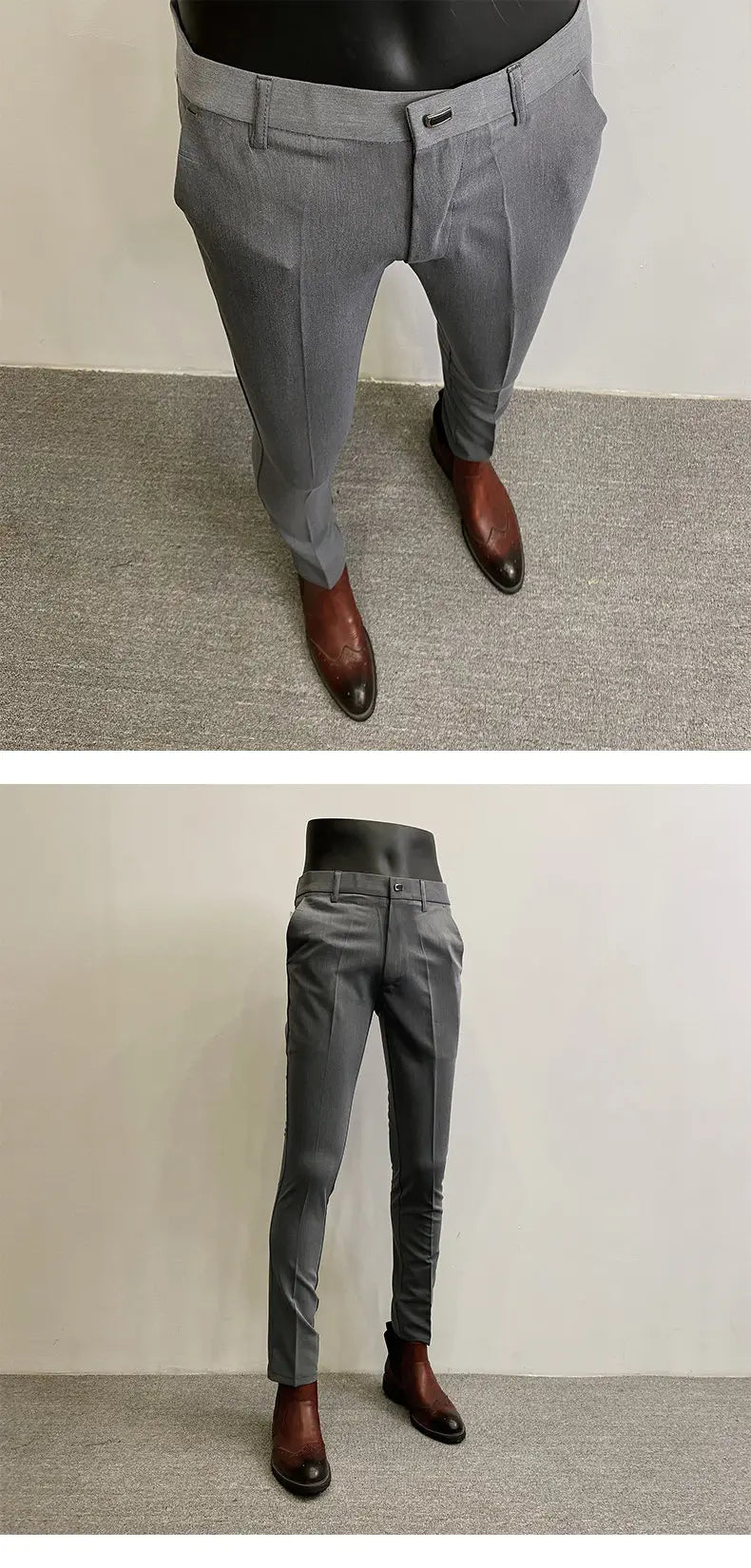 Men Suit Pants Formal Trousers Pantalone Hombre