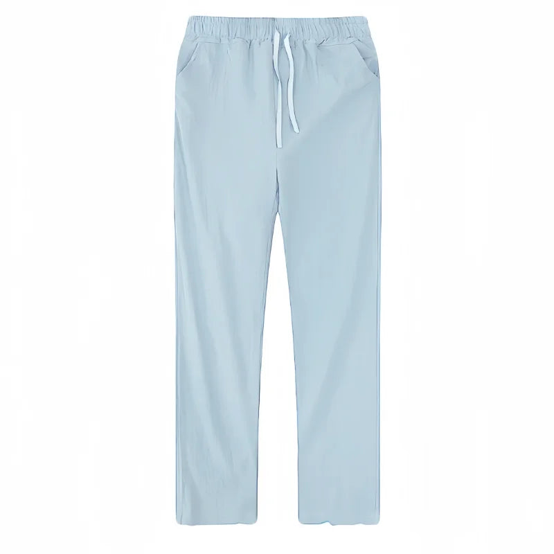 Men's Cotton Linen Pants Joggers Sweatpants