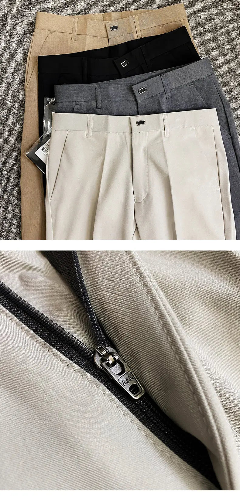 Men Suit Pants Formal Trousers Pantalone Hombre