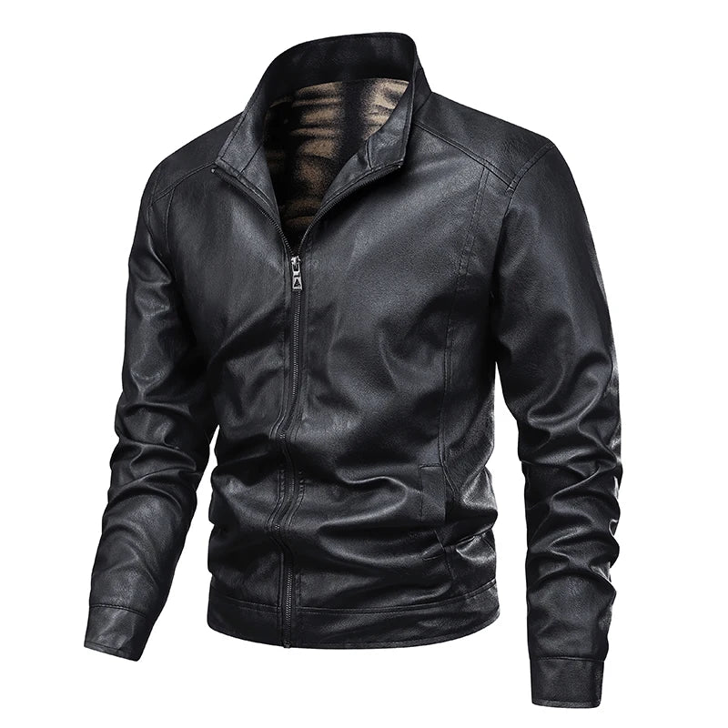 Men's Vintage Warm Biker Jacket Autumn/Winter