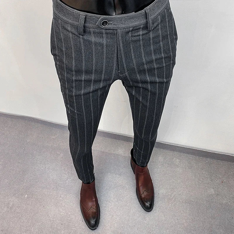 Men Suit Pants Formal Trousers Pantalone Hombre