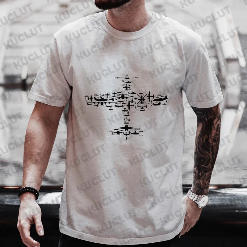 Men Clothing Oversized Graphic T Shirt