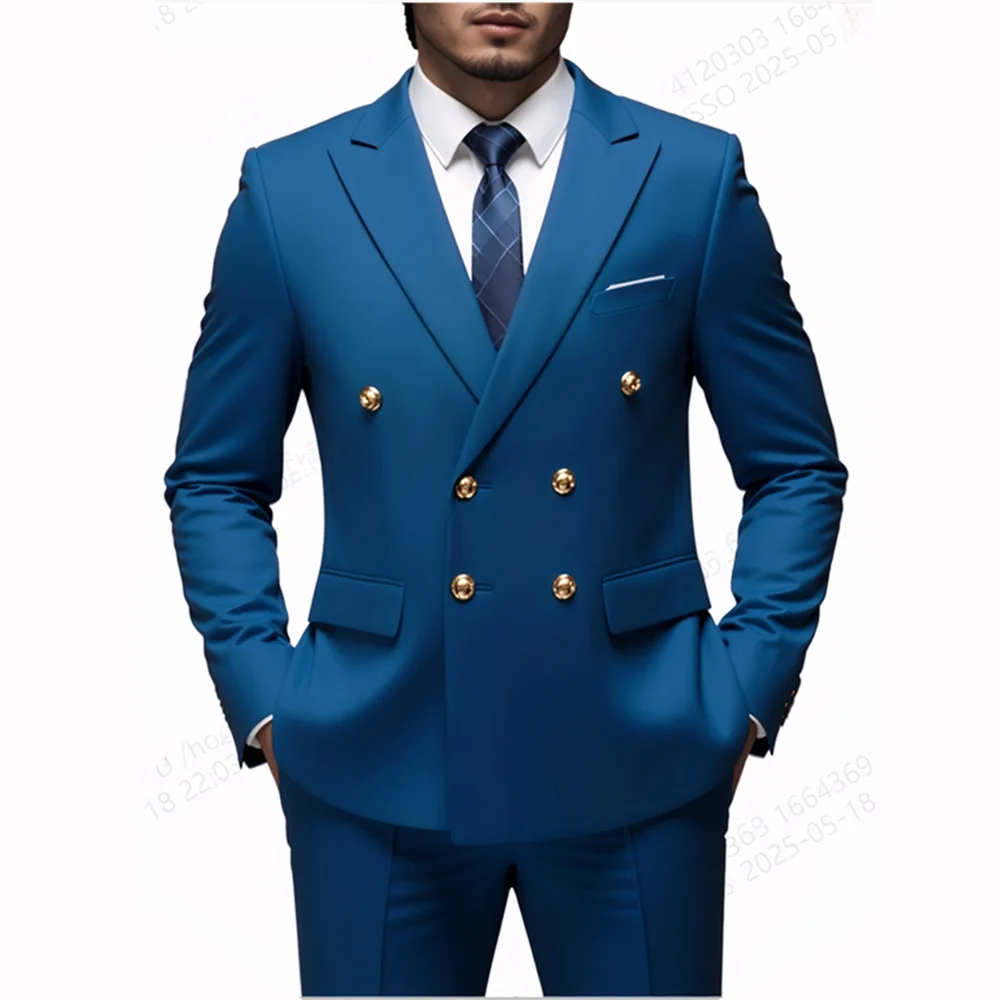 Suit Men's Fashionable Gentleman (Blazer + Trousers)
