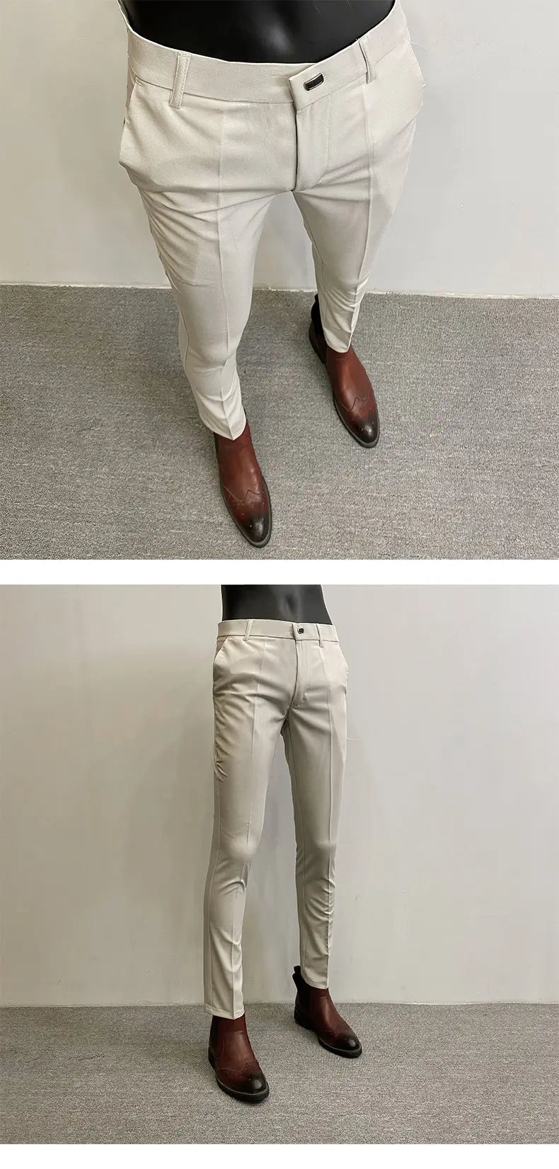 Men Suit Pants Formal Trousers Pantalone Hombre