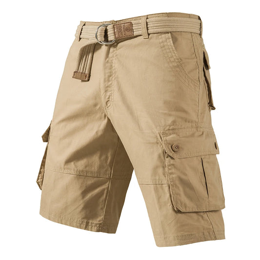 Cargo Knee Shorts Men Sports Casual Bermuda