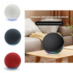 Alaxe Small Bluetooth Speaker Echo Dot 5Th Outdoor Wireless Bluetooth Generation Mini Rgb Speaker Home Subwoofer Spherical