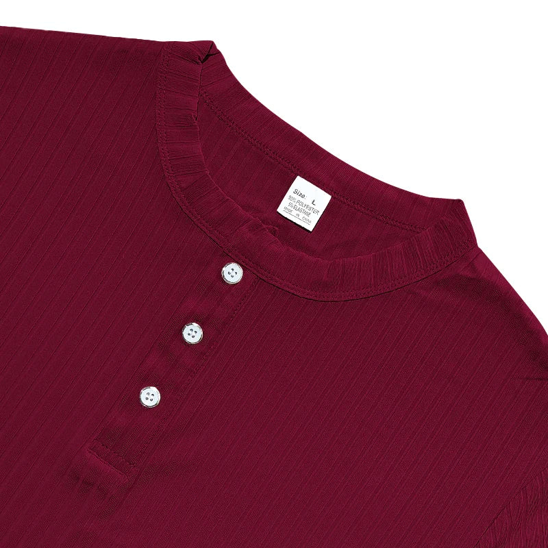Mens Stylish Stripe Knit T-shirt
