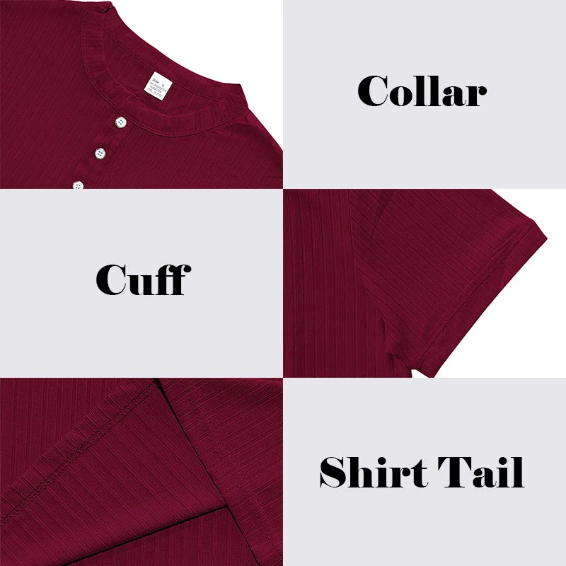Mens Stylish Stripe Knit T-shirt