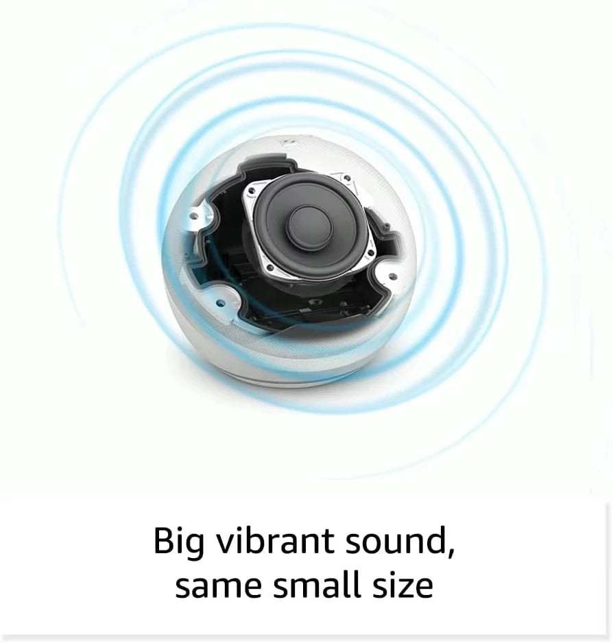 Alaxe Small Bluetooth Speaker Echo Dot 5Th Outdoor Wireless Bluetooth Generation Mini Rgb Speaker Home Subwoofer Spherical