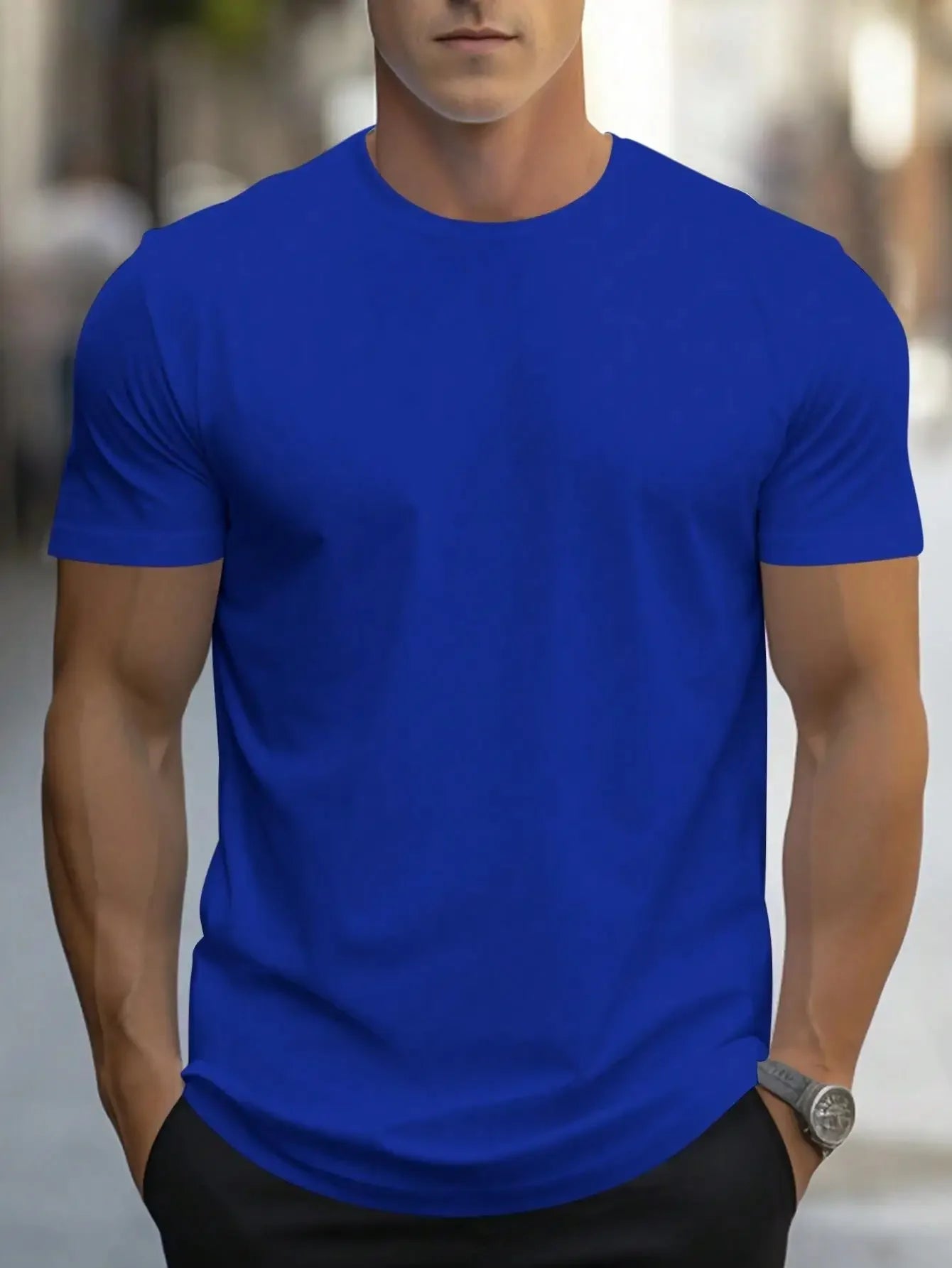 Hot Sale Solid Color High Quality Print T-Shirts