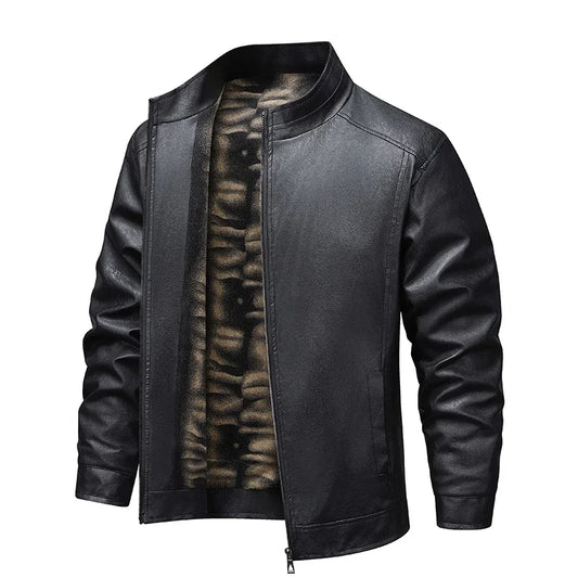 Men's Vintage Warm Biker Jacket Autumn/Winter