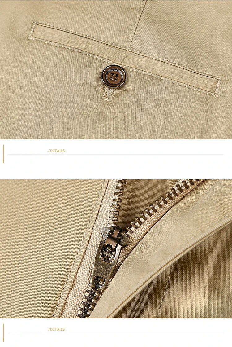 Summer Thin Men's Slim Suit Pants Fashion Business Casual Cotton Green Black Khaki Trousers Male Brand Clothing 30-40