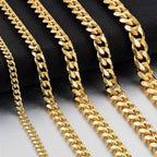 Chains Necklace for Men Basic Simple Rapper's Choker Fashion Jewelry Accessories