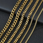Chains Necklace for Men Basic Simple Rapper's Choker Fashion Jewelry Accessories