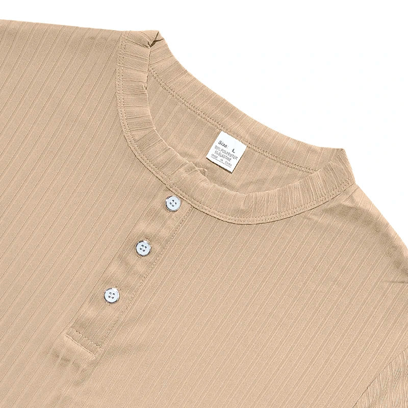 Mens Stylish Stripe Knit T-shirt